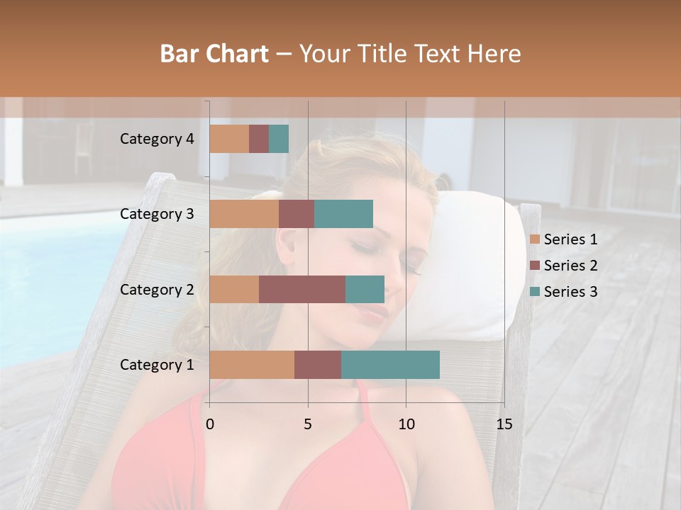 Long Chair Eyes Shut Longchair PowerPoint Template