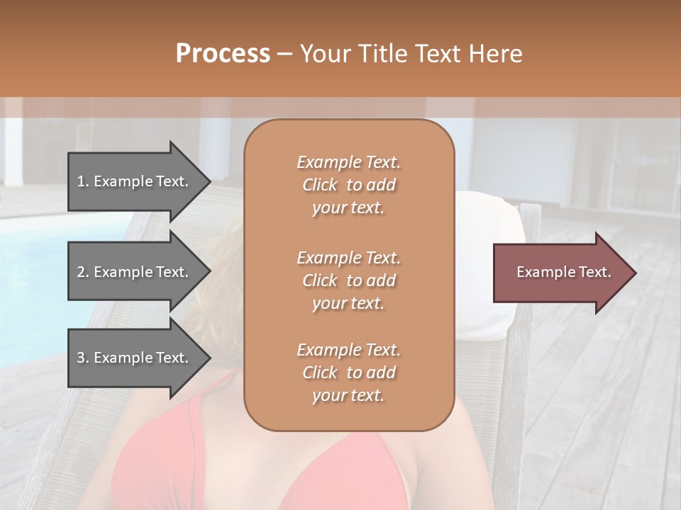 Long Chair Eyes Shut Longchair PowerPoint Template