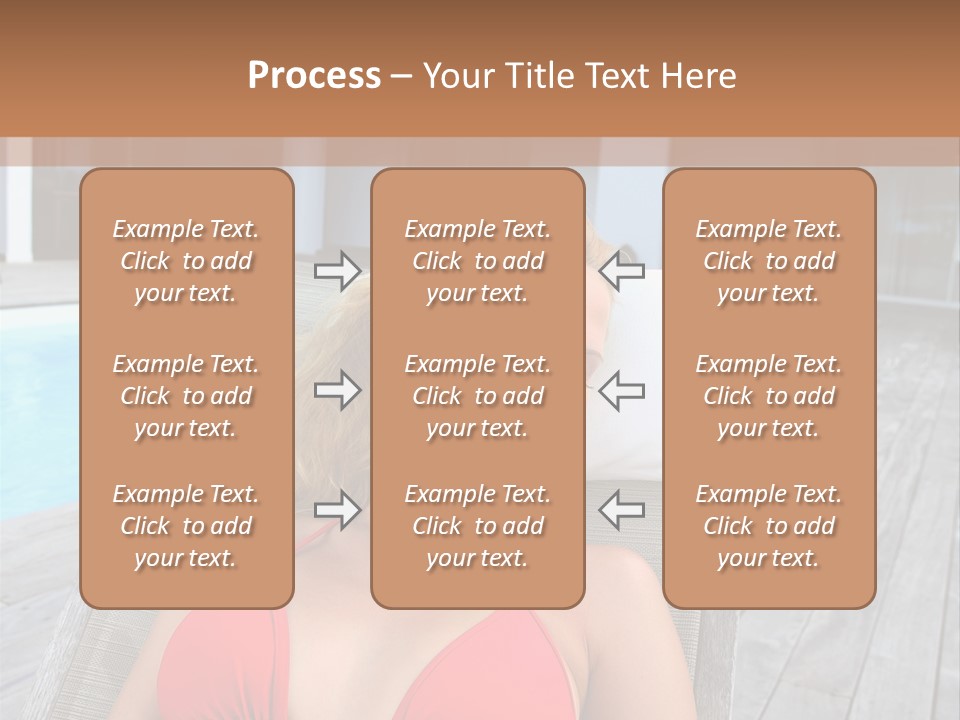 Long Chair Eyes Shut Longchair PowerPoint Template