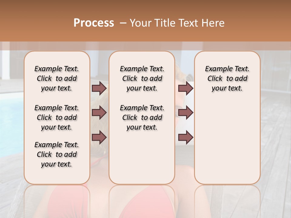 Long Chair Eyes Shut Longchair PowerPoint Template