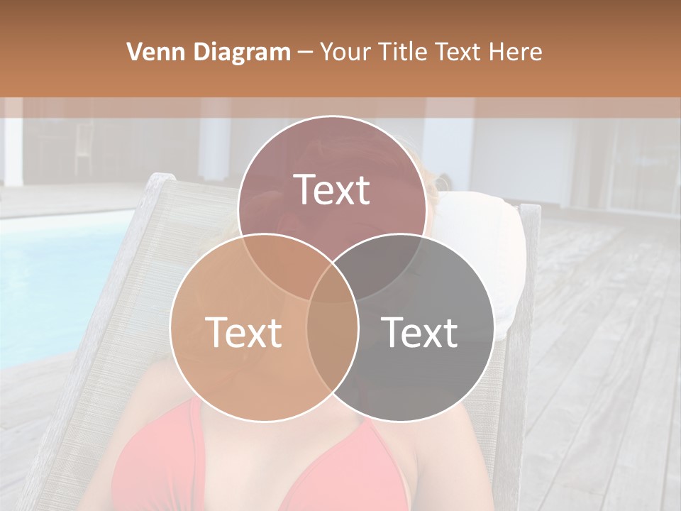 Long Chair Eyes Shut Longchair PowerPoint Template