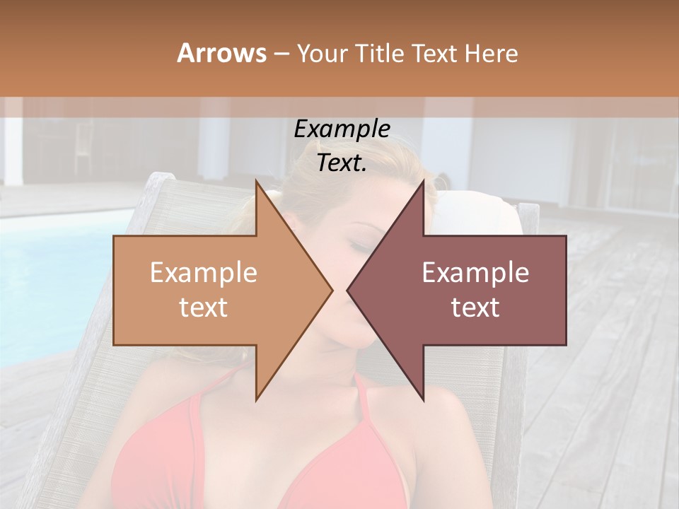 Long Chair Eyes Shut Longchair PowerPoint Template