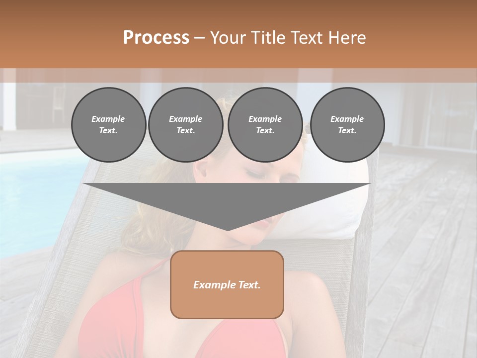 Long Chair Eyes Shut Longchair PowerPoint Template