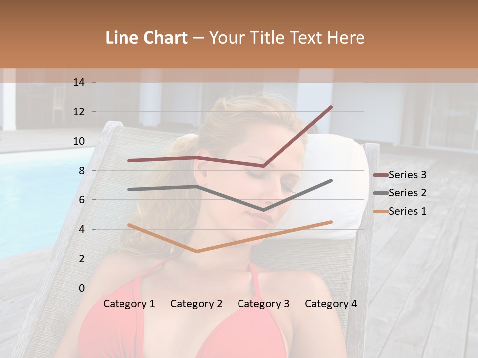 Long Chair Eyes Shut Longchair PowerPoint Template