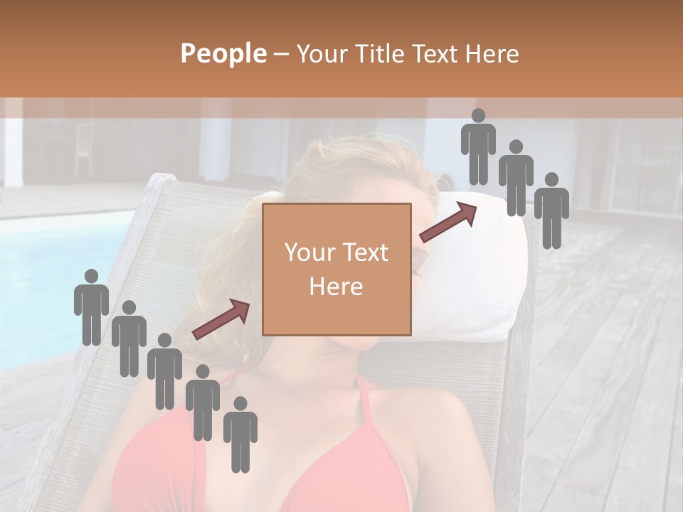 Long Chair Eyes Shut Longchair PowerPoint Template