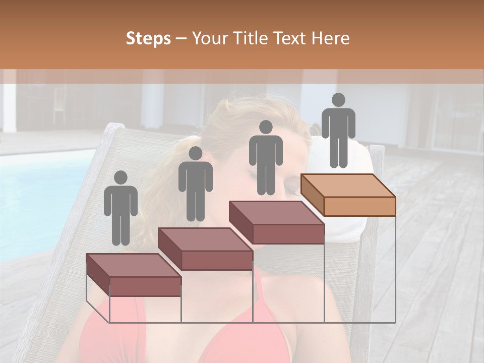 Long Chair Eyes Shut Longchair PowerPoint Template