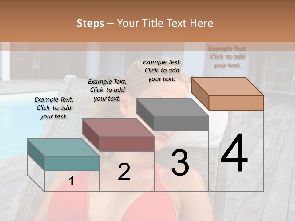 Long Chair Eyes Shut Longchair PowerPoint Template