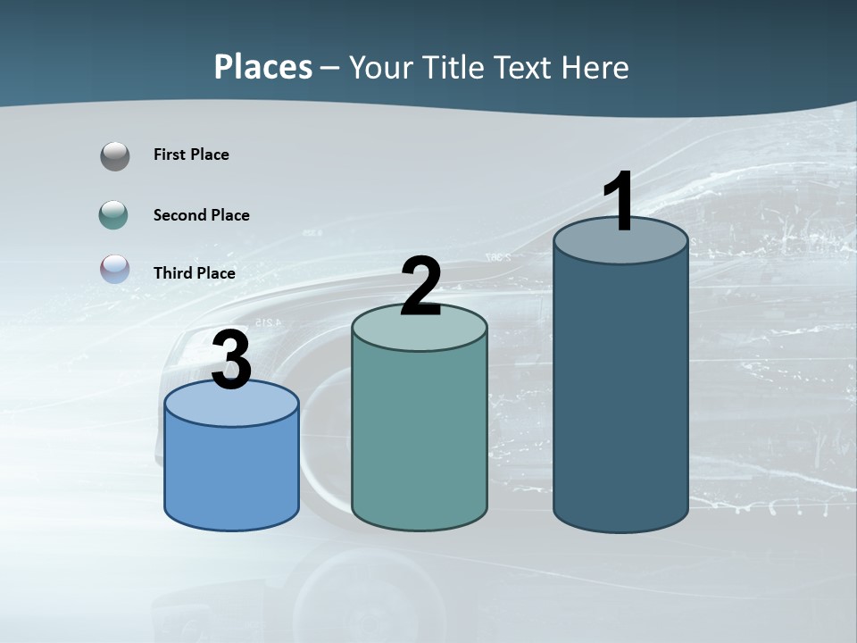 Modern Wheel View PowerPoint Template