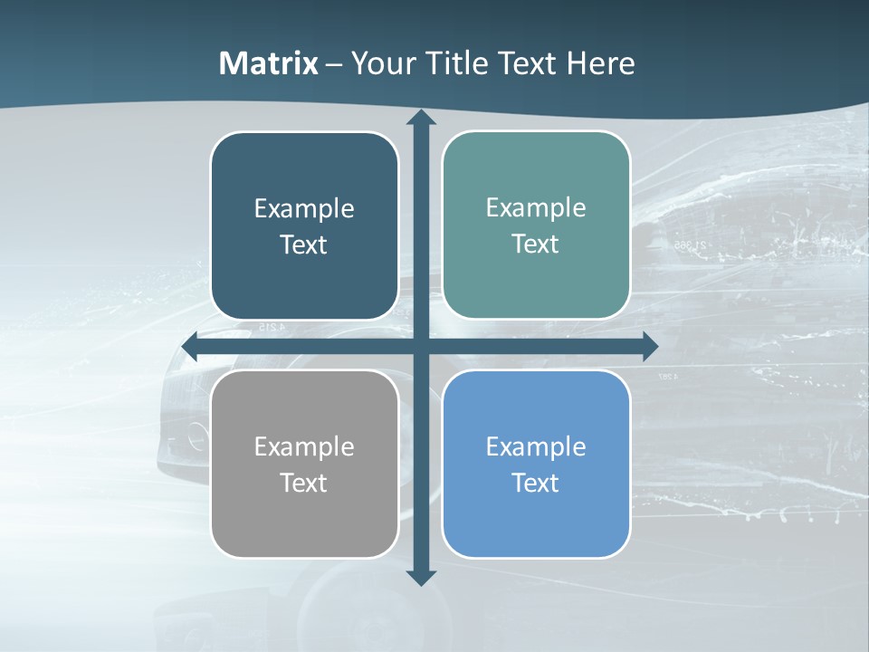 Modern Wheel View PowerPoint Template