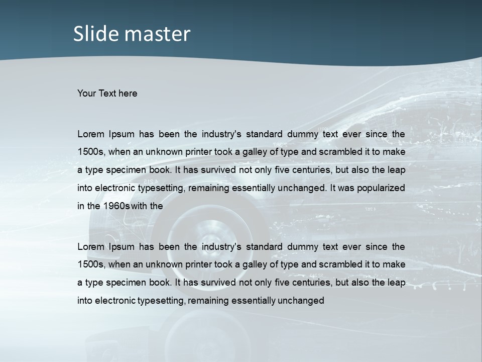 Modern Wheel View PowerPoint Template