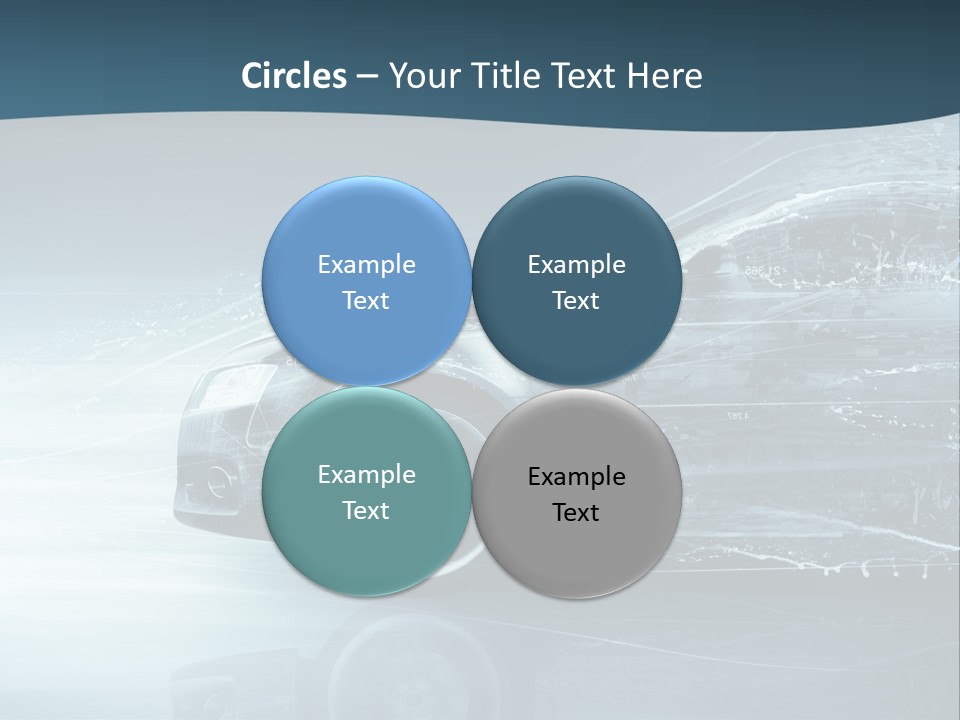 Modern Wheel View PowerPoint Template