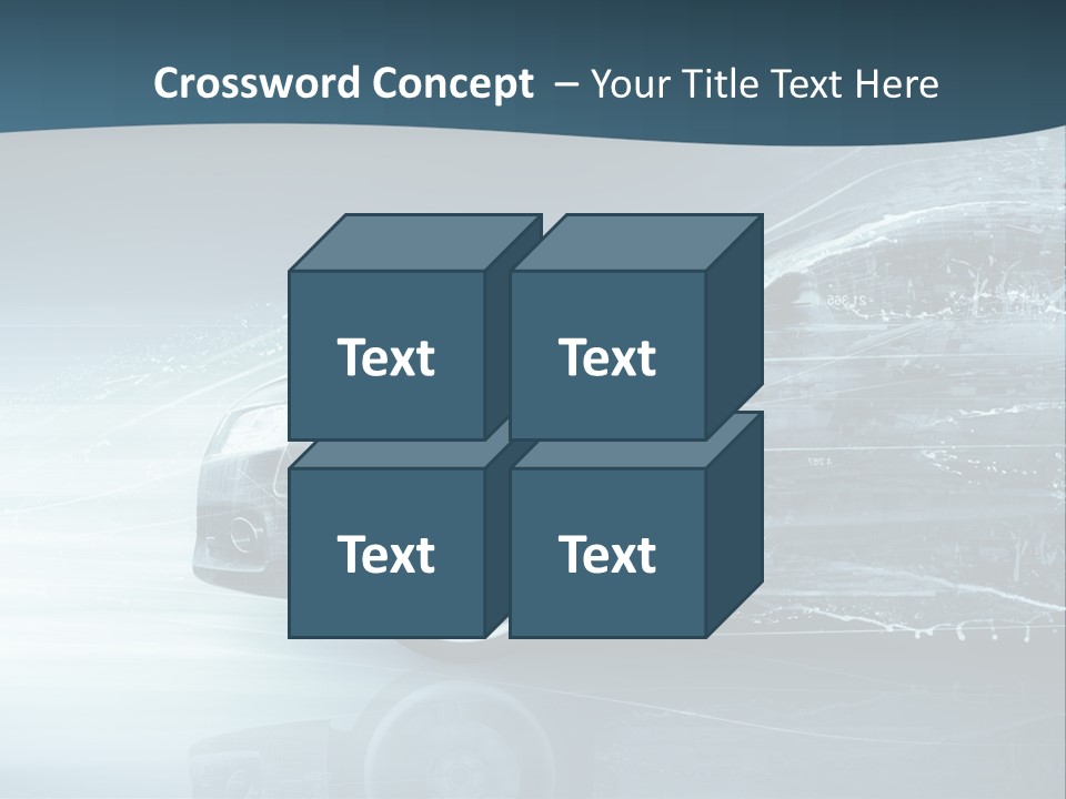 Modern Wheel View PowerPoint Template
