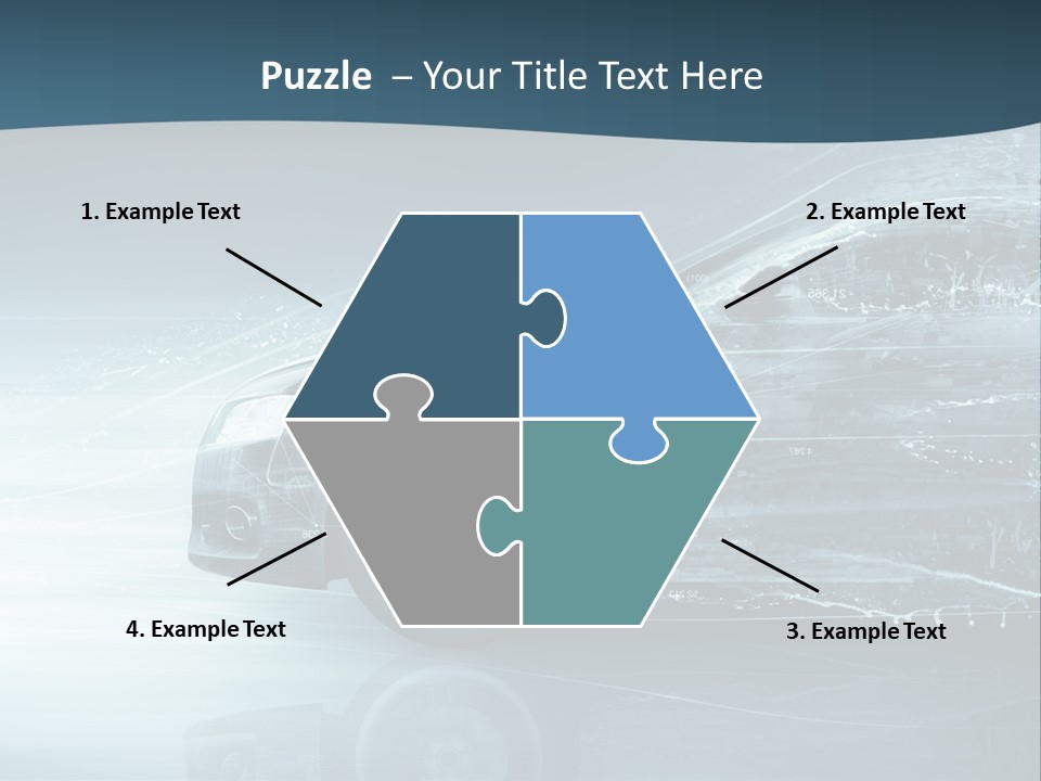 Modern Wheel View PowerPoint Template