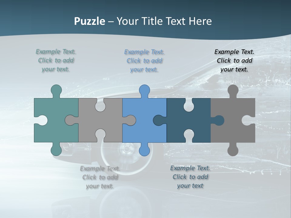 Modern Wheel View PowerPoint Template