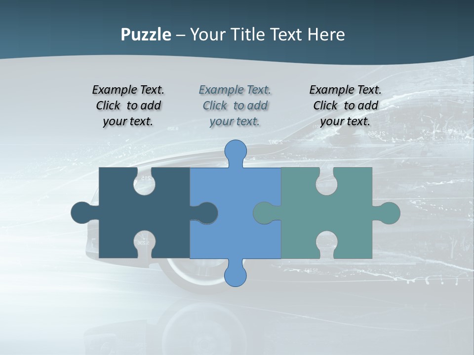 Modern Wheel View PowerPoint Template