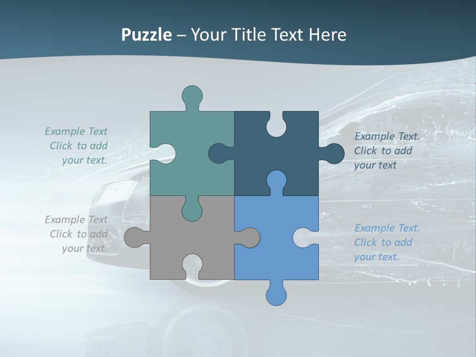 Modern Wheel View PowerPoint Template