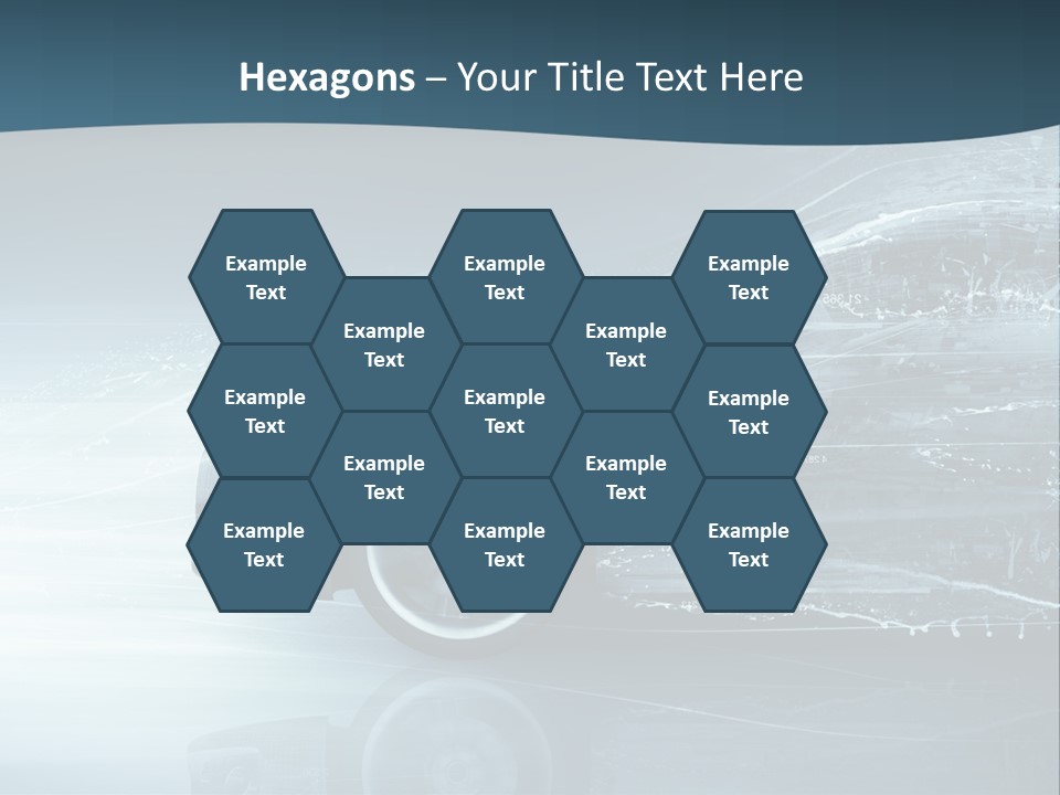Modern Wheel View PowerPoint Template