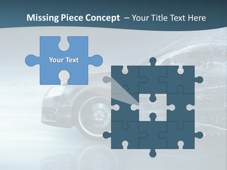 Modern Wheel View PowerPoint Template