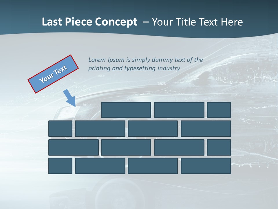 Modern Wheel View PowerPoint Template