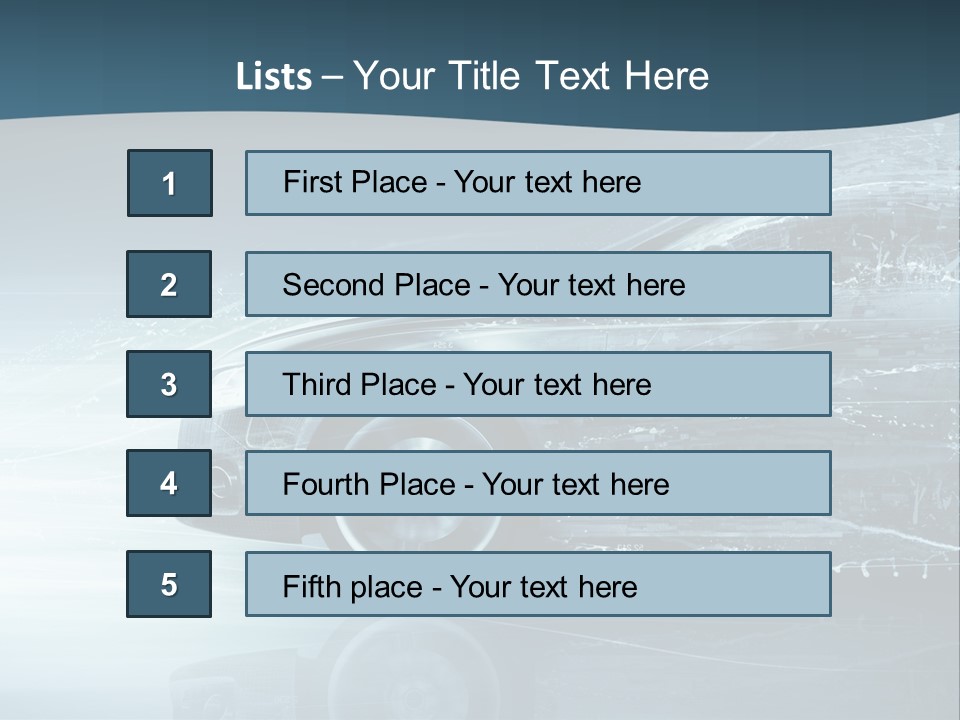 Modern Wheel View PowerPoint Template