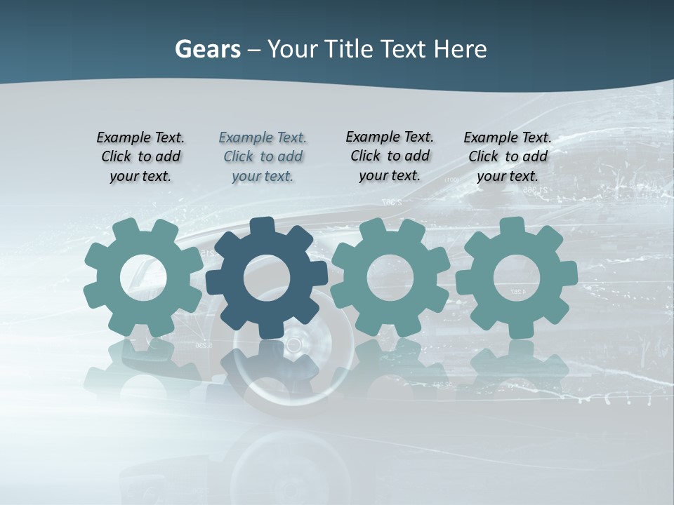Modern Wheel View PowerPoint Template