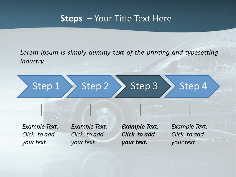 Modern Wheel View PowerPoint Template