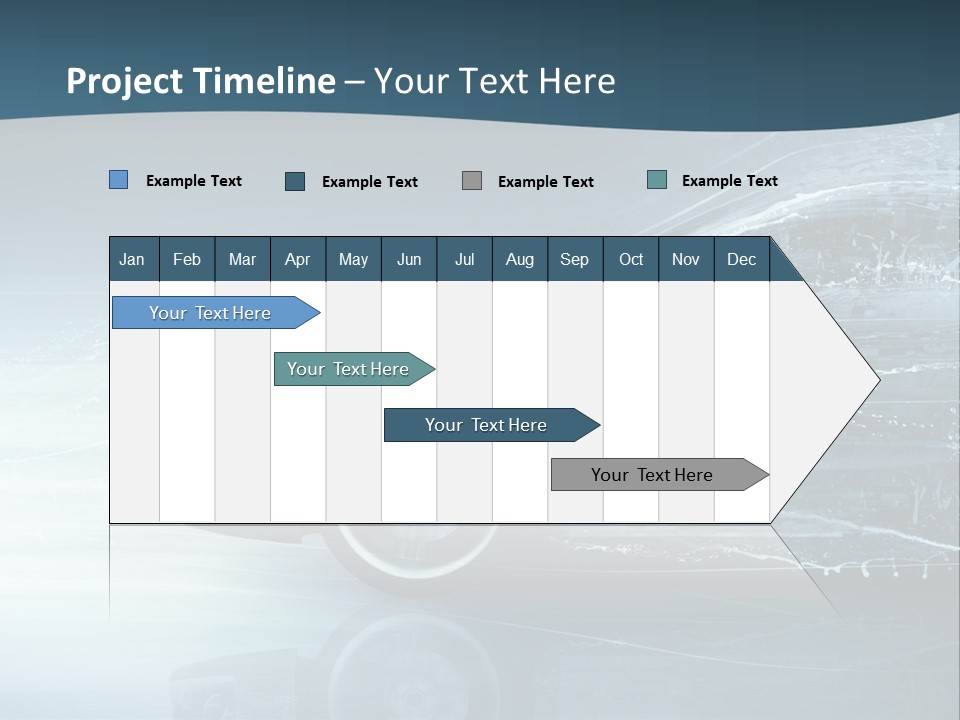 Modern Wheel View PowerPoint Template