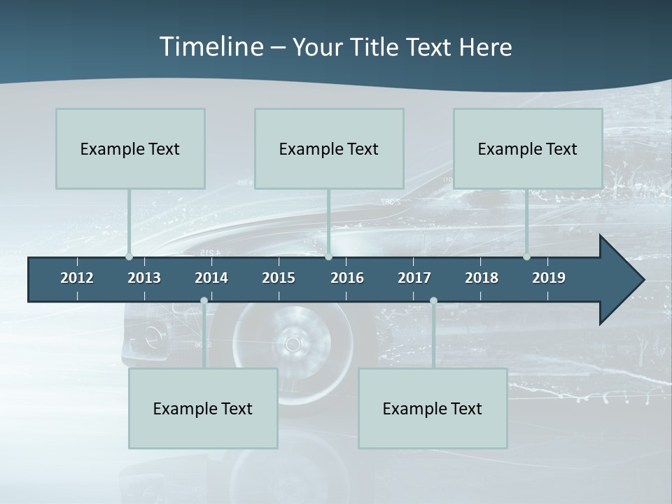 Modern Wheel View PowerPoint Template