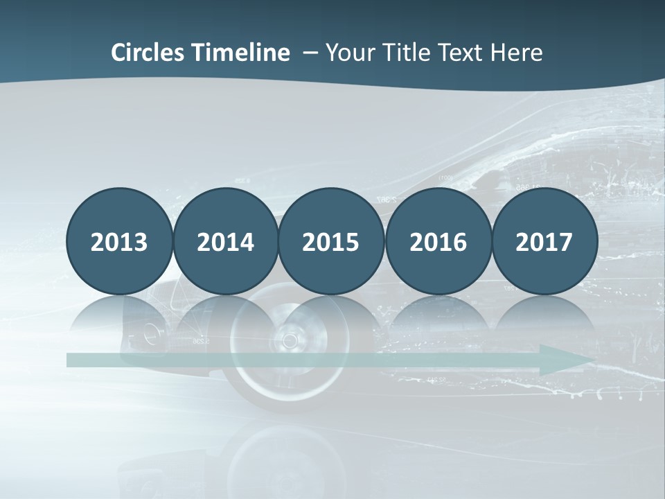 Modern Wheel View PowerPoint Template