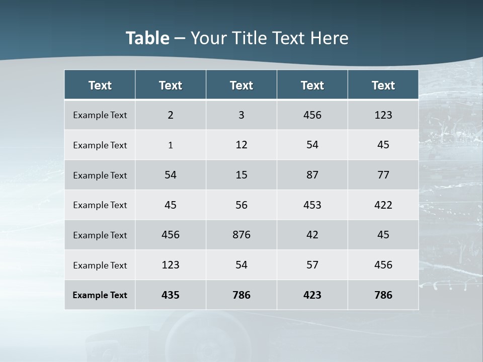Modern Wheel View PowerPoint Template
