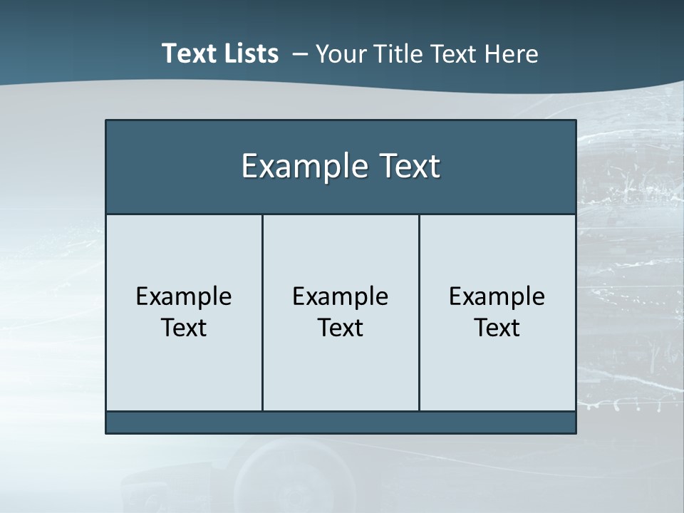 Modern Wheel View PowerPoint Template