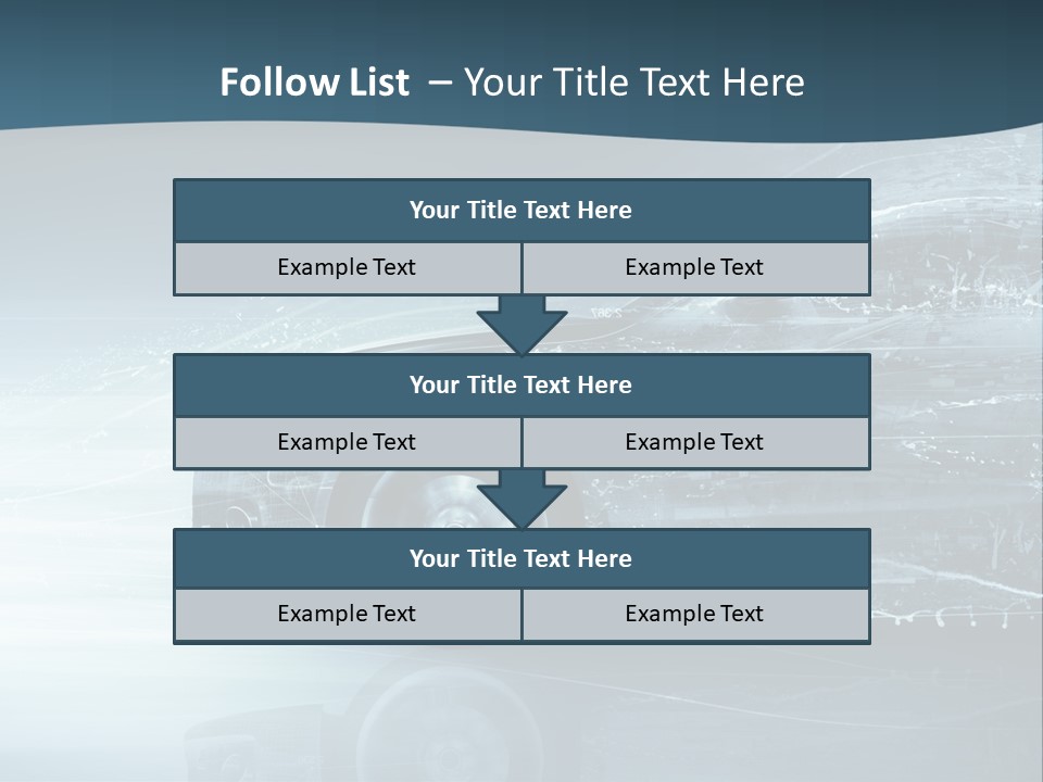 Modern Wheel View PowerPoint Template