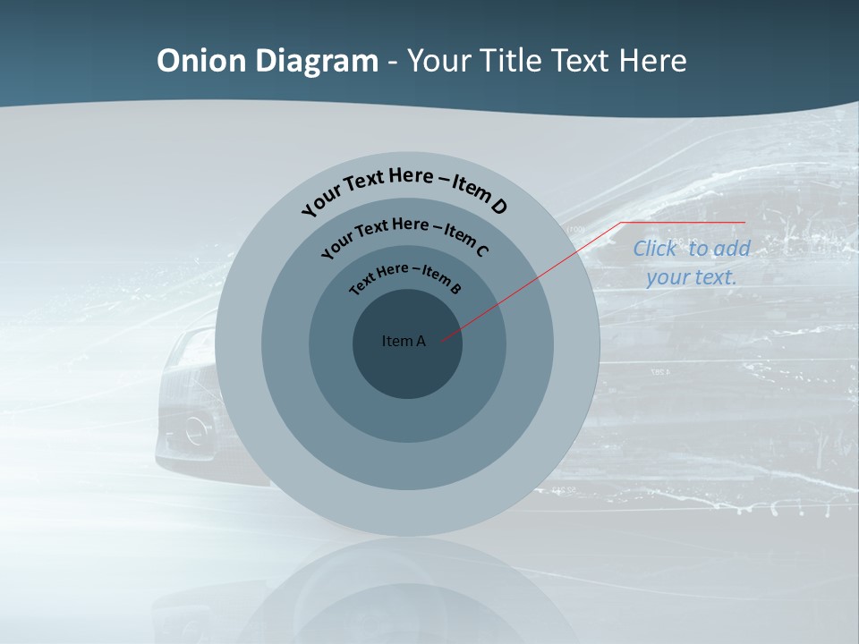 Modern Wheel View PowerPoint Template