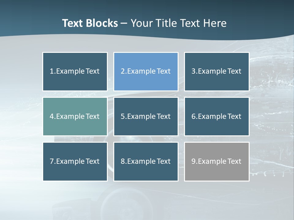 Modern Wheel View PowerPoint Template