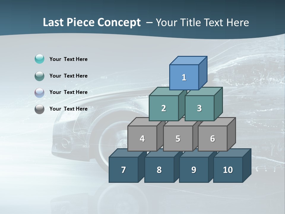Modern Wheel View PowerPoint Template