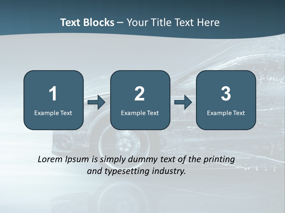 Modern Wheel View PowerPoint Template