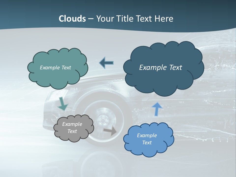 Modern Wheel View PowerPoint Template