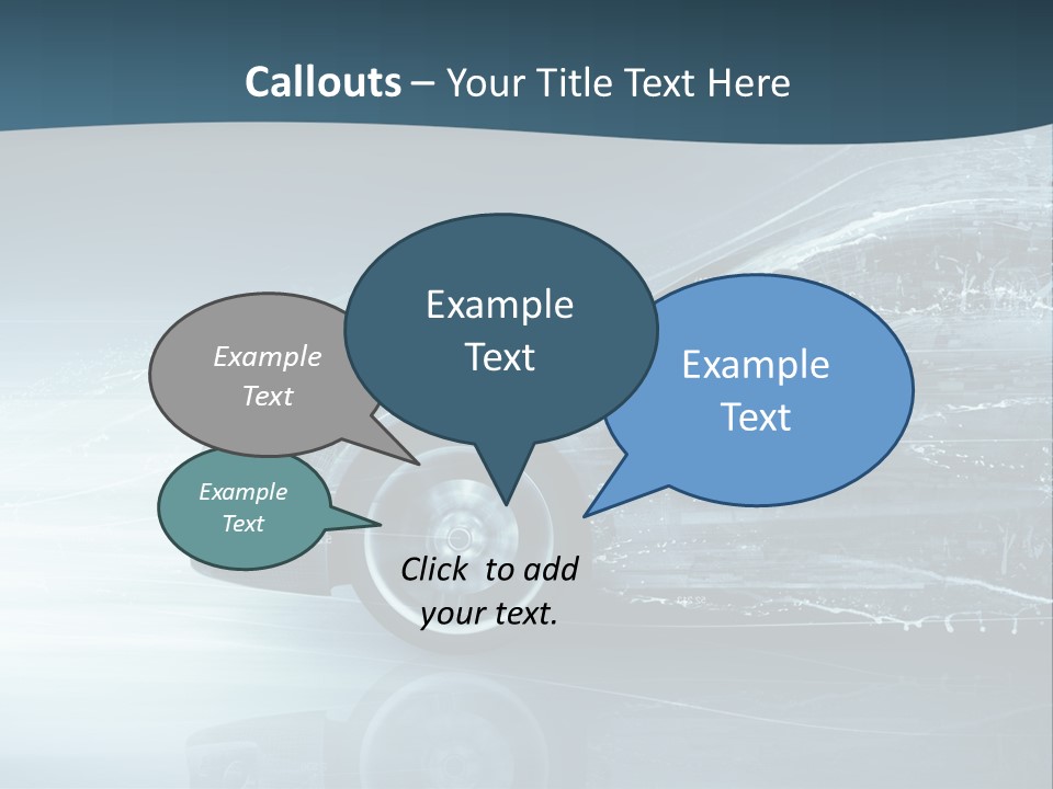 Modern Wheel View PowerPoint Template