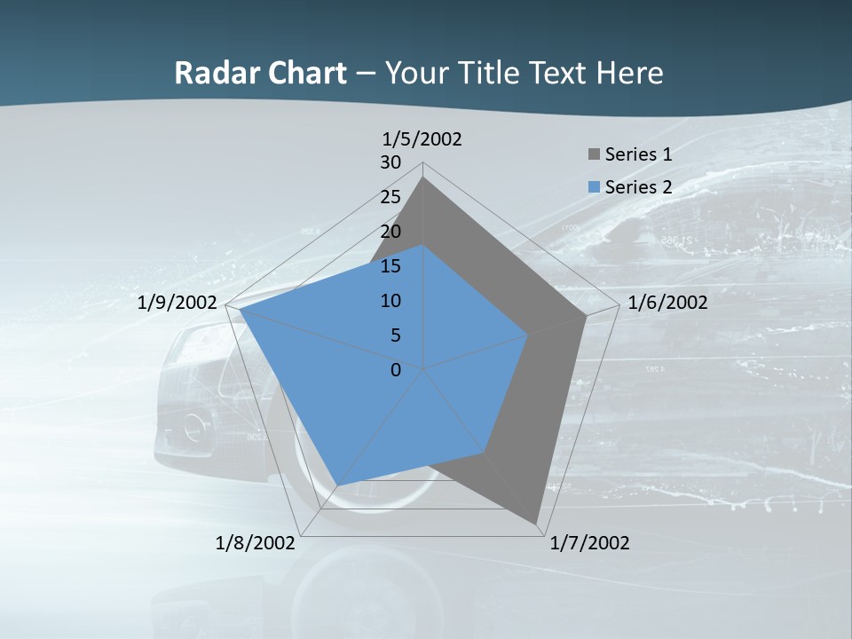 Modern Wheel View PowerPoint Template