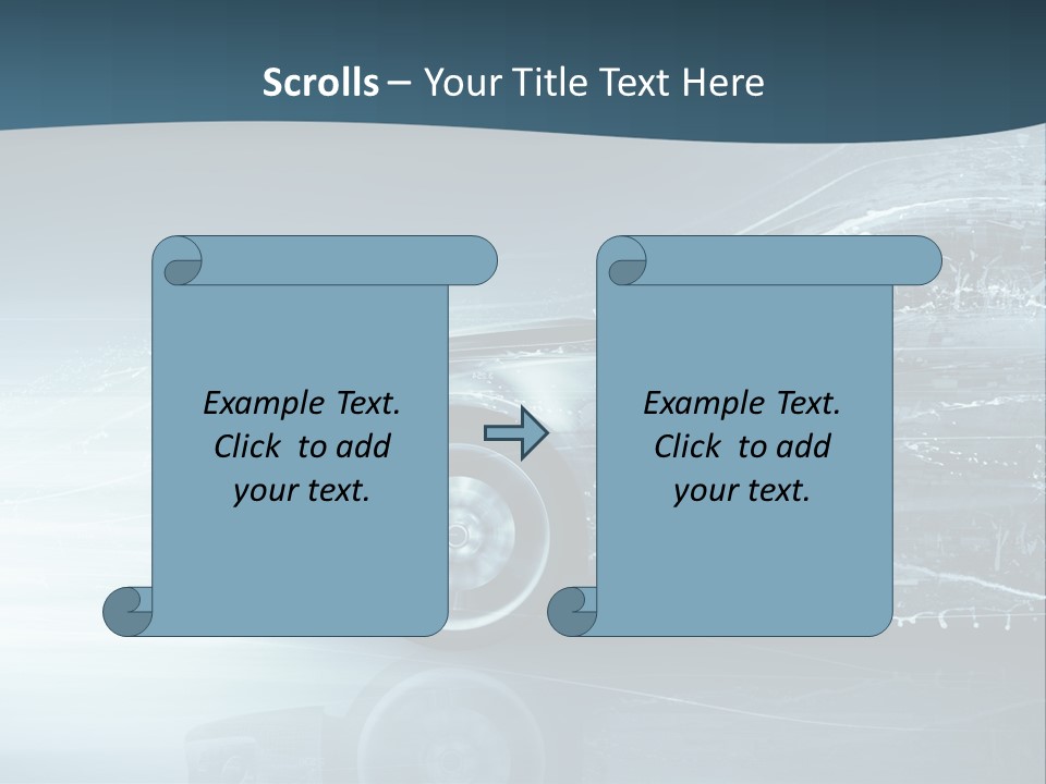Modern Wheel View PowerPoint Template