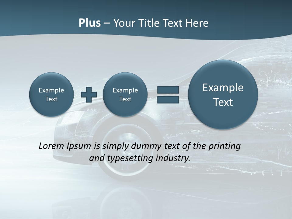 Modern Wheel View PowerPoint Template