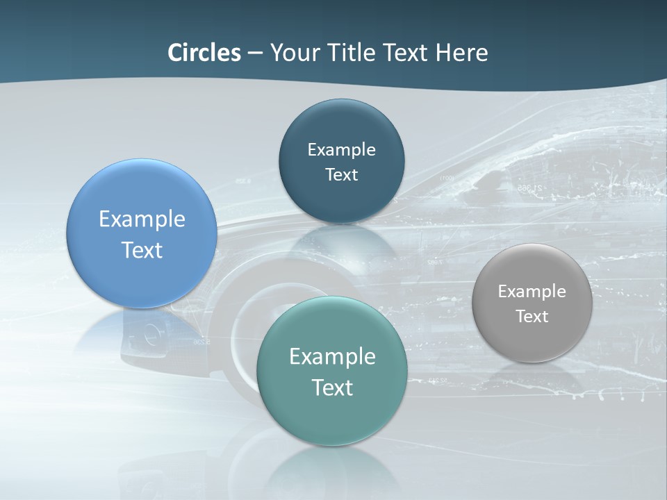 Modern Wheel View PowerPoint Template