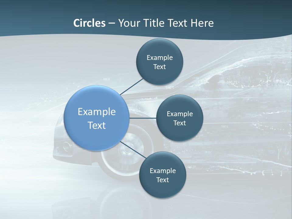 Modern Wheel View PowerPoint Template