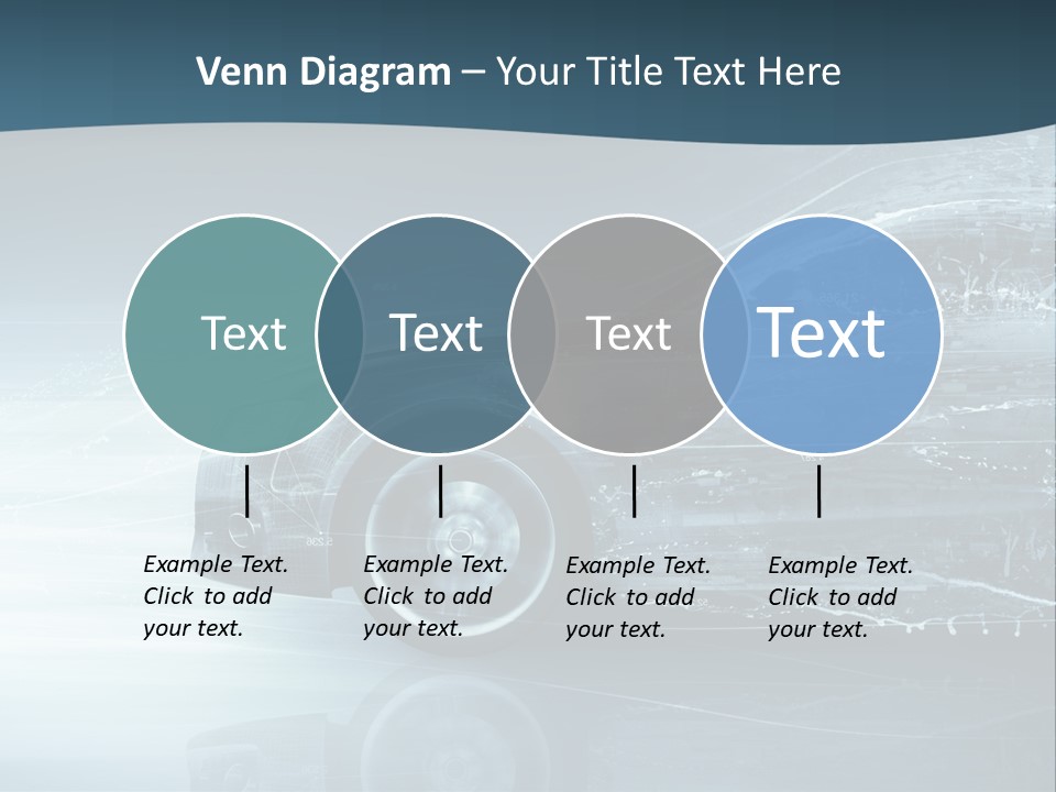 Modern Wheel View PowerPoint Template