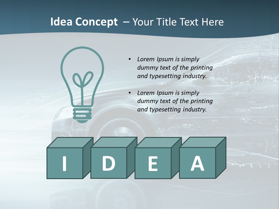 Modern Wheel View PowerPoint Template