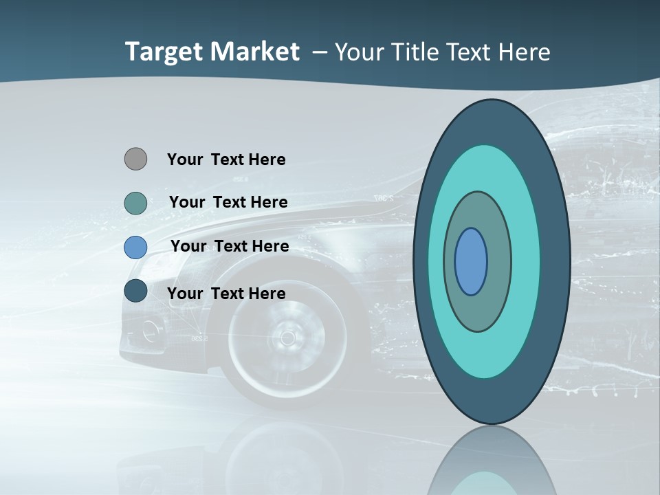 Modern Wheel View PowerPoint Template