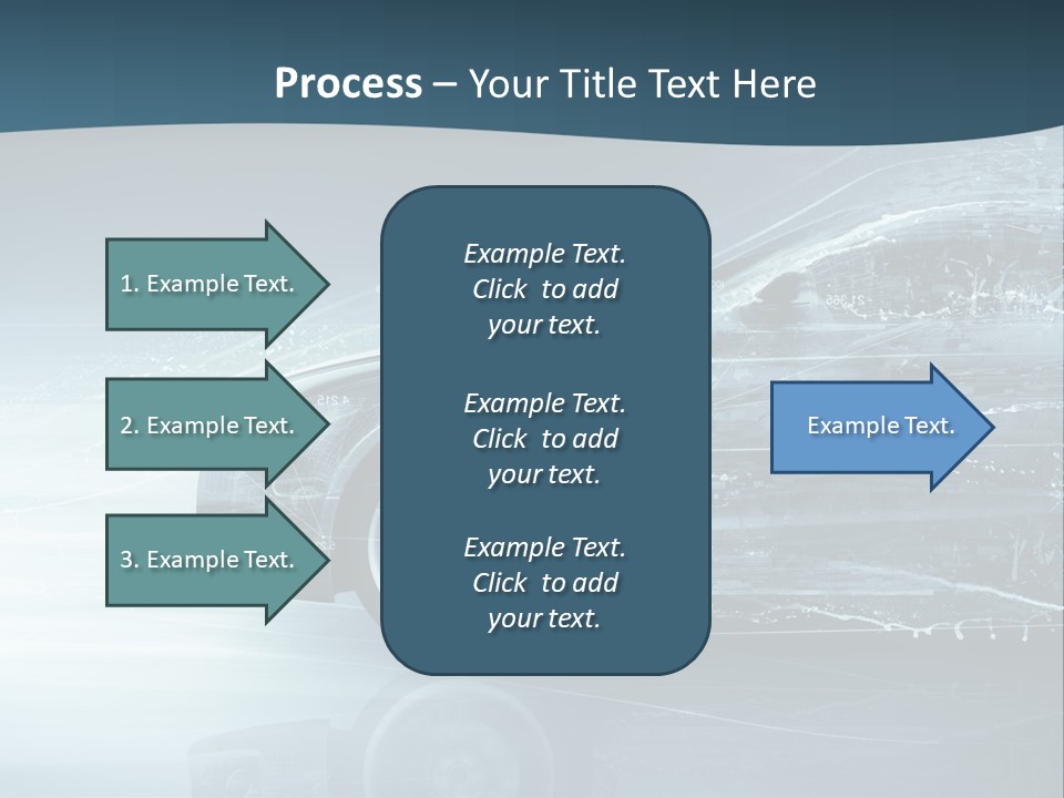 Modern Wheel View PowerPoint Template
