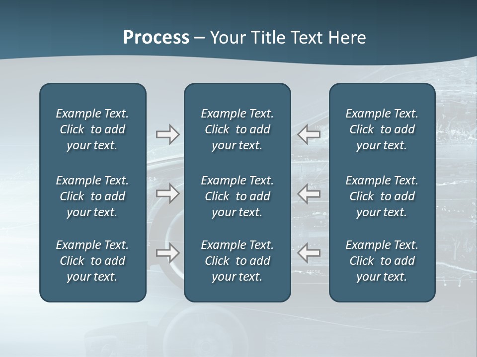 Modern Wheel View PowerPoint Template