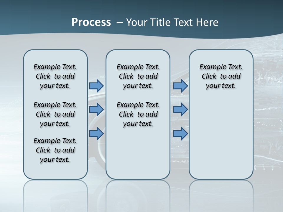 Modern Wheel View PowerPoint Template