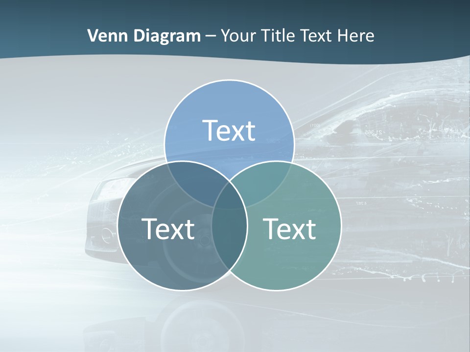 Modern Wheel View PowerPoint Template